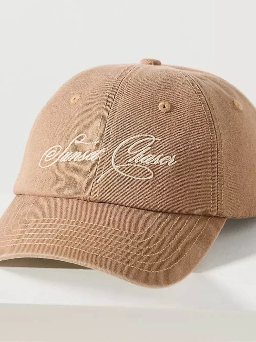 Anthropologie Kenz Kustomz Summer Nights Baseball Cap. NWT. Khaki